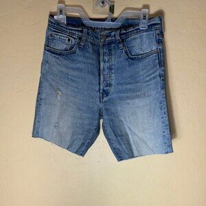 Blue Denim Shorts